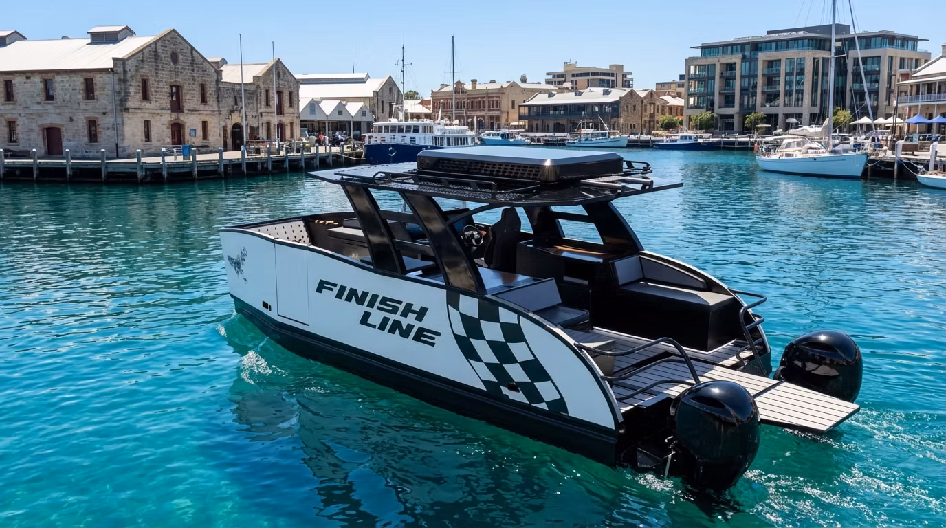 2026 Finish Line Boats 28 Escape Catamaran 