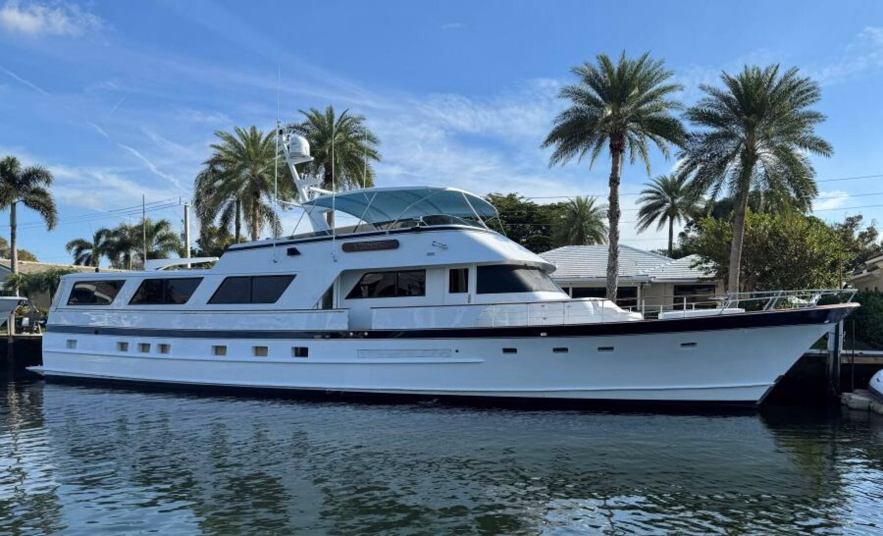 1986 Burger Boats 87 Flush Deck