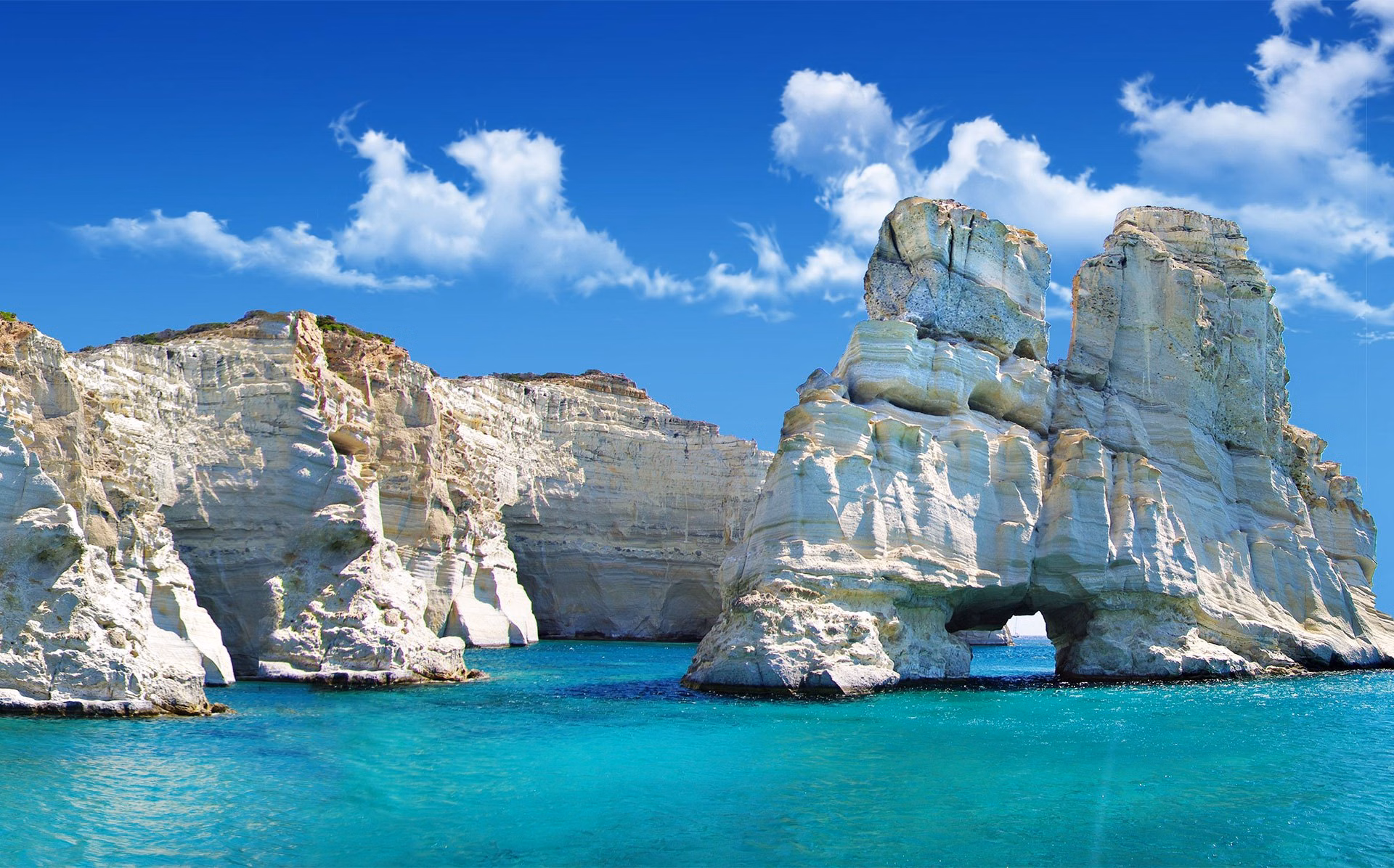 Kleftiko & the Milos coast