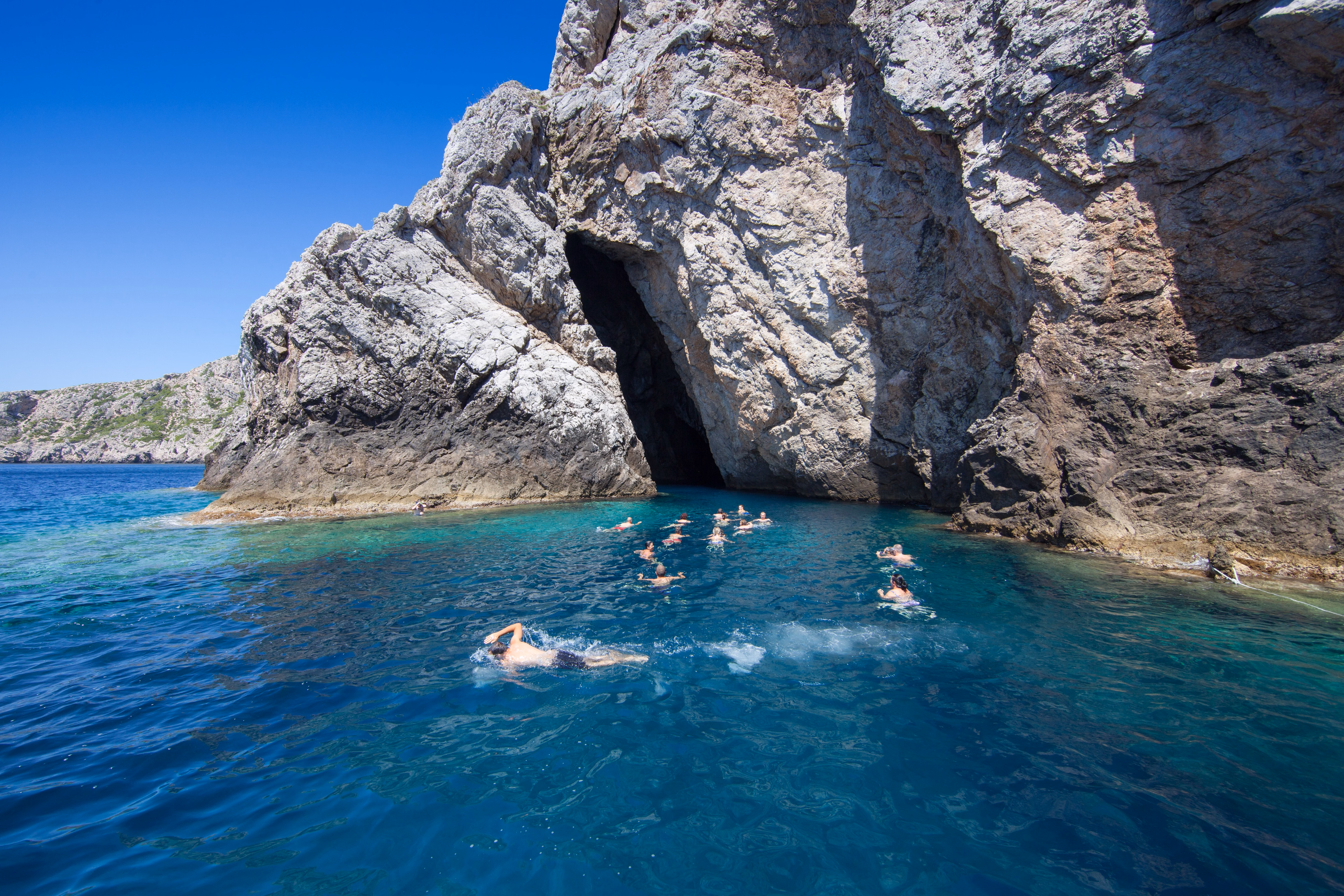 Medvidina, the monk seal cave