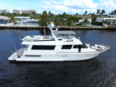 1990 Viking Yacht 72 Cockpit MY 